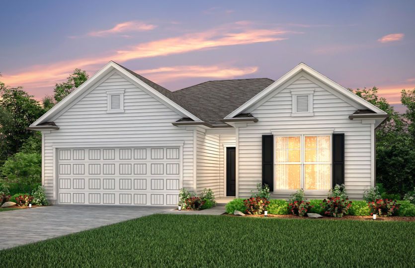 Rosemont Exterior LC1A with 2-car garage