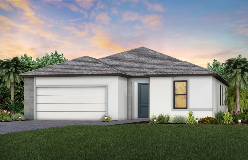 Exterior MD1 with optional stone