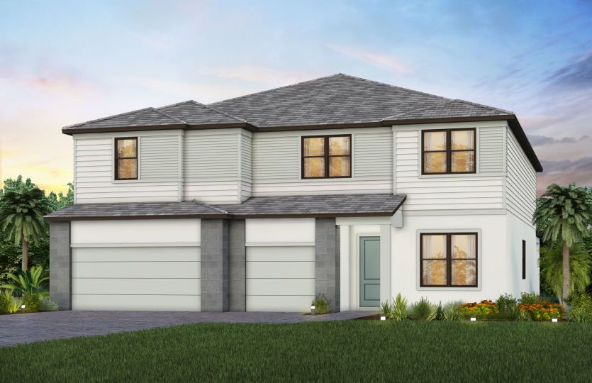 Exterior MD1 with optional stone