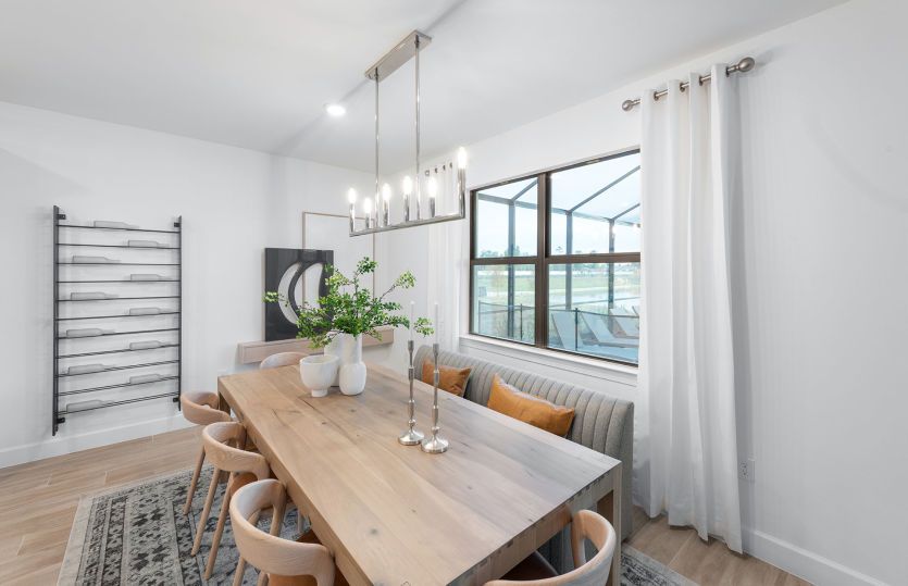 Cafe area off the kitchen