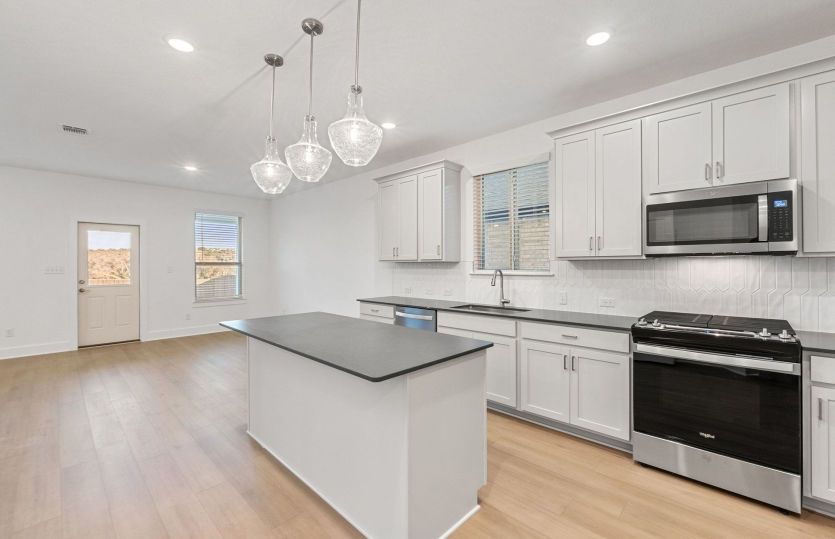 Kitchen Open to Dining Space