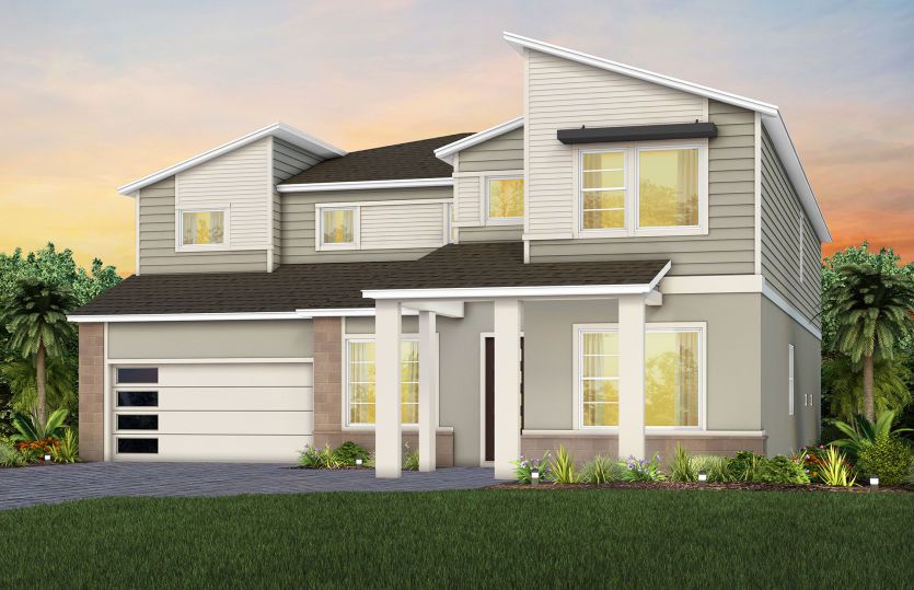 Roseland Exterior MD2 with Stone