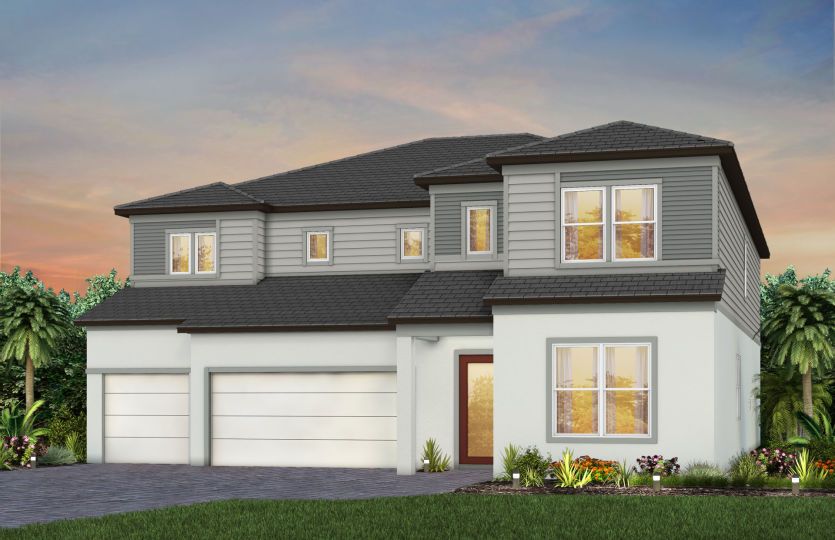 Exterior Rendering; Elevation MD1