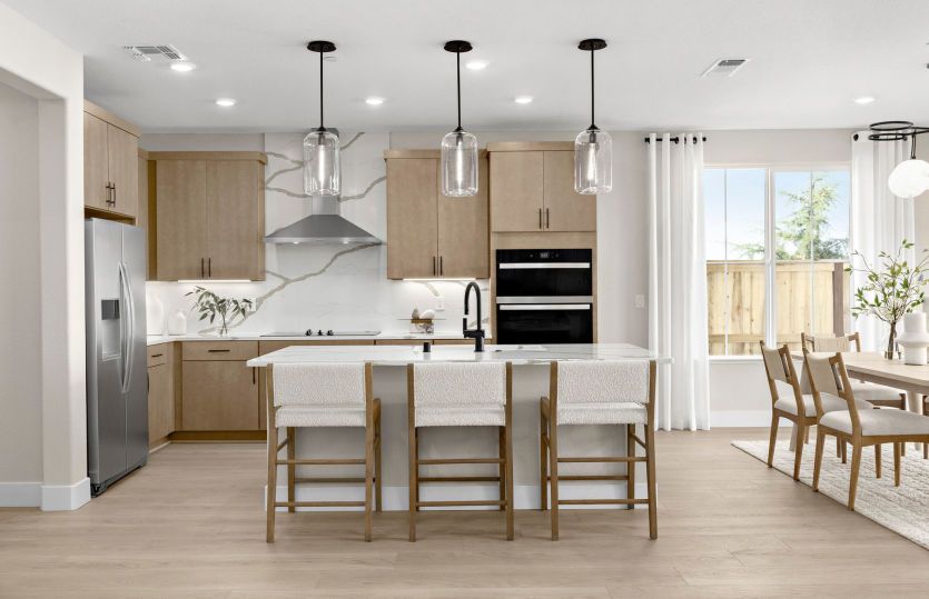 Kitchen with an abundance of cabinet space