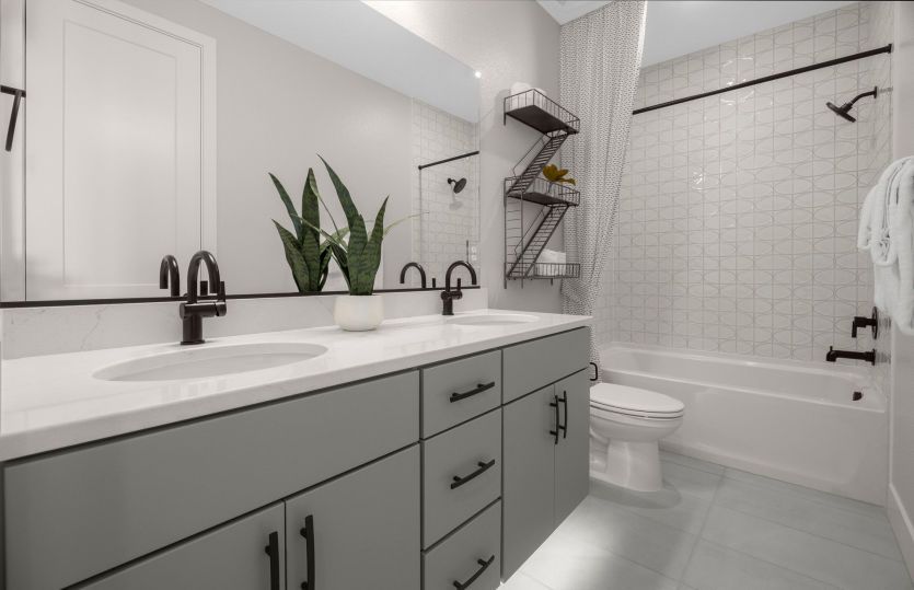 Bathroom 3 with tub-shower