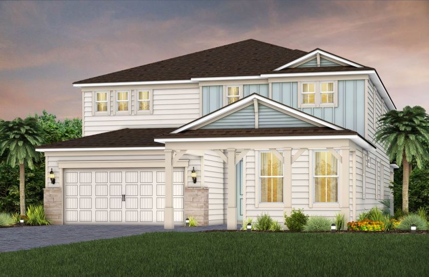 Coastal with Stone Elevation | CO2 w/ Stone