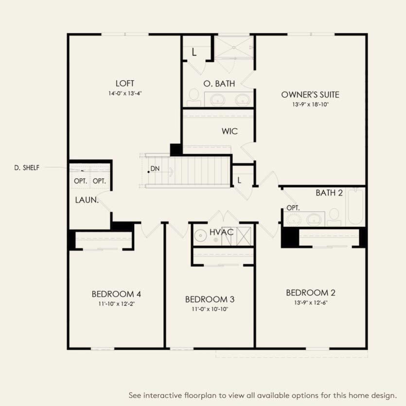 Second Floor 4 br / 2.5 ba