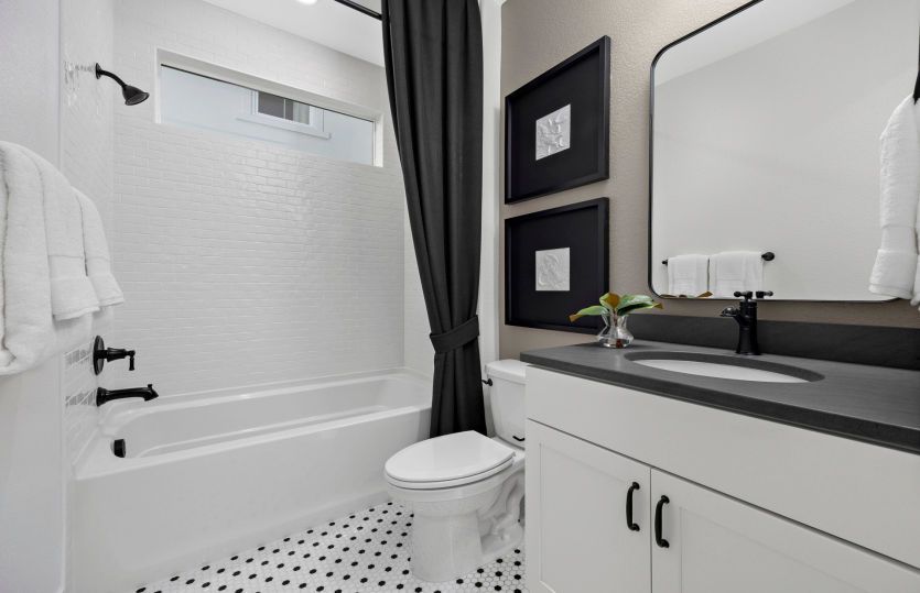 Secondary bathroom