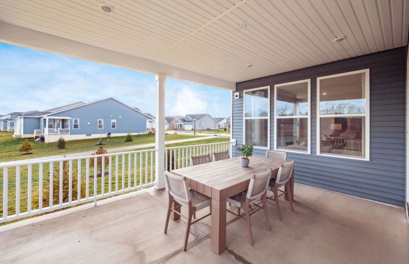 Covered Back Porch