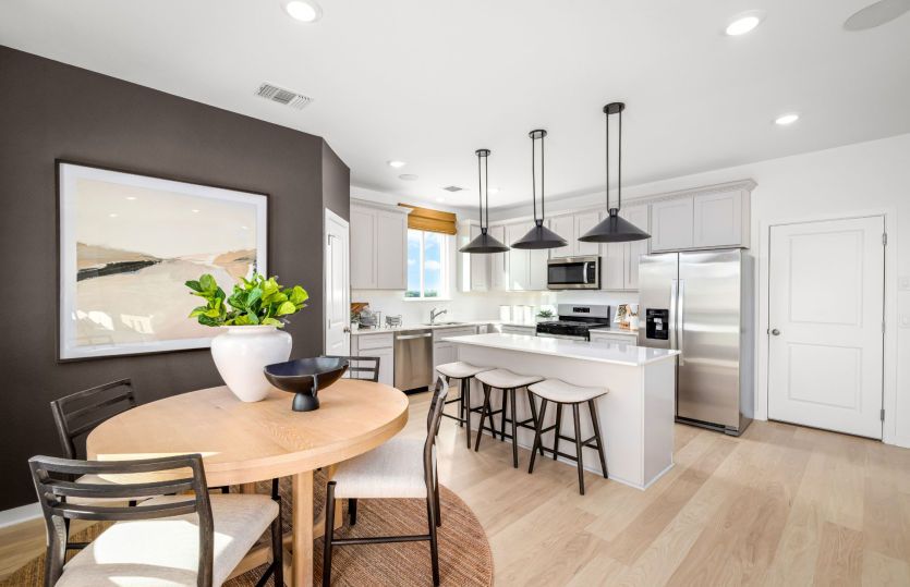Dining Space and Kitchen