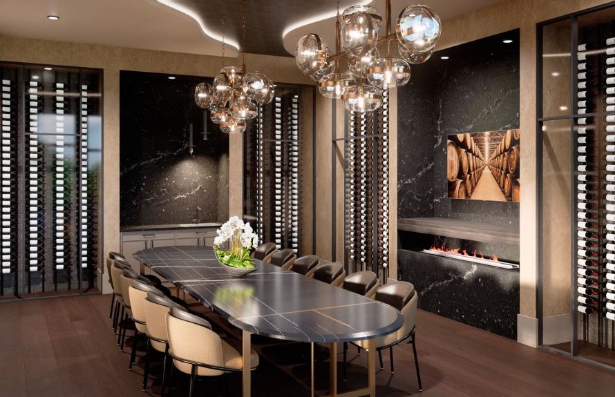 Club Room with Wine Storage