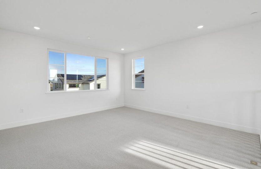 Upstairs loft space
