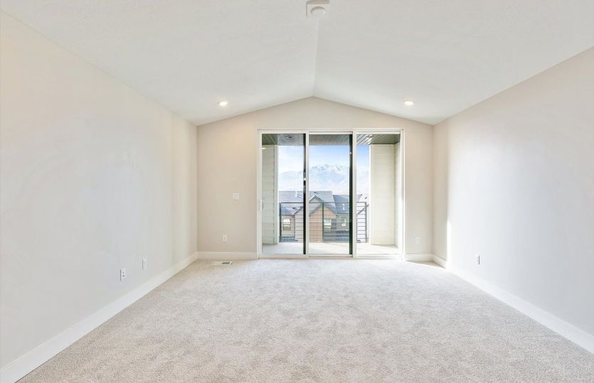 Spacious Owner's Suites with Vaulted Ceilings