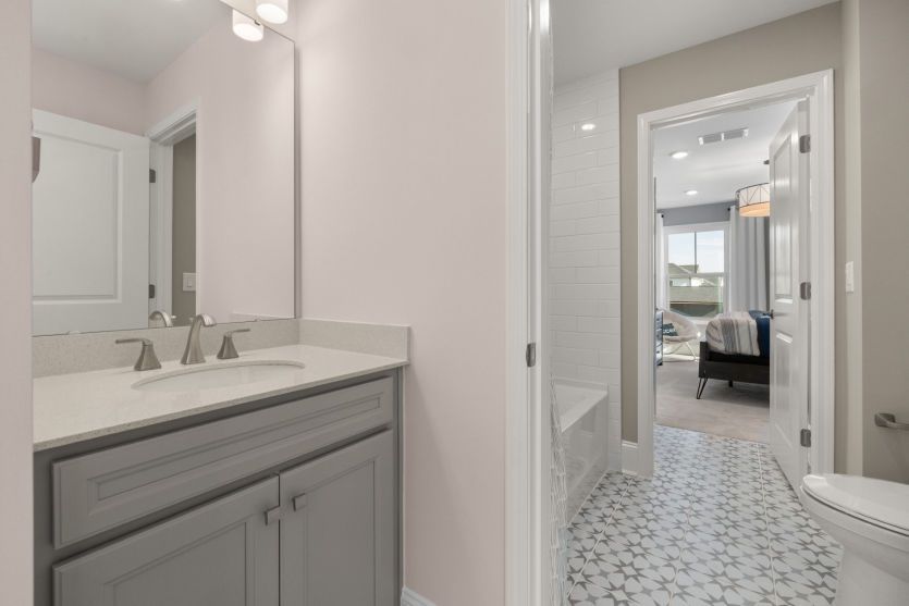 Joined Bathroom Between Bedrooms 2 and 3