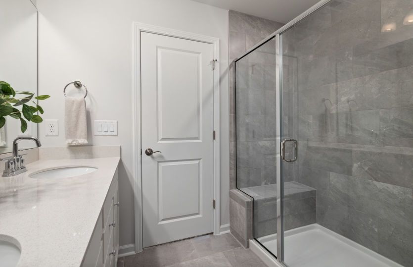 Owner's Bath with Glass Shower