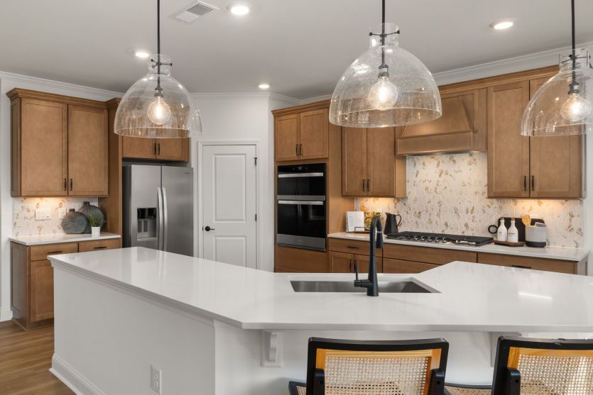 Spacious Kitchen Island