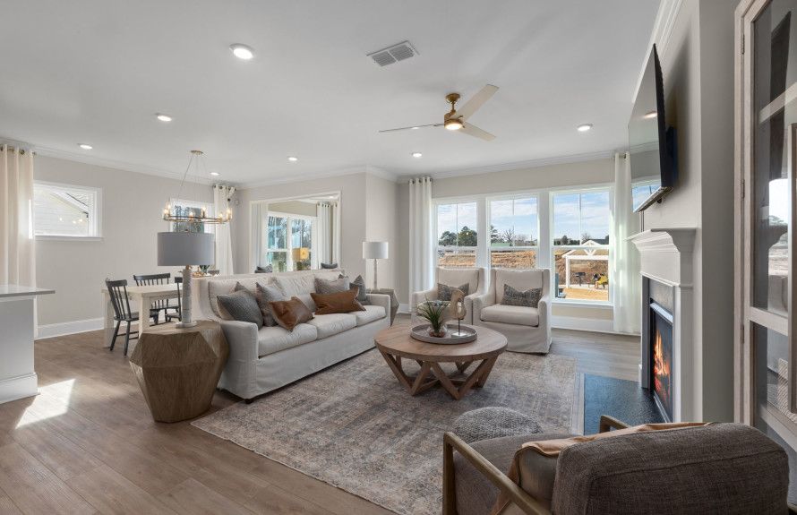 Light-Filled Living Area