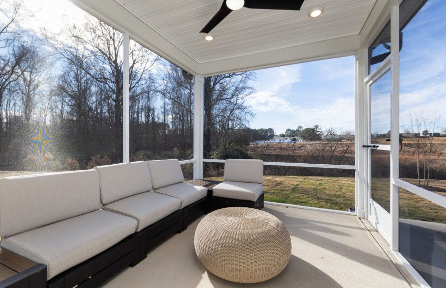 Relaxing Screened-In Patios