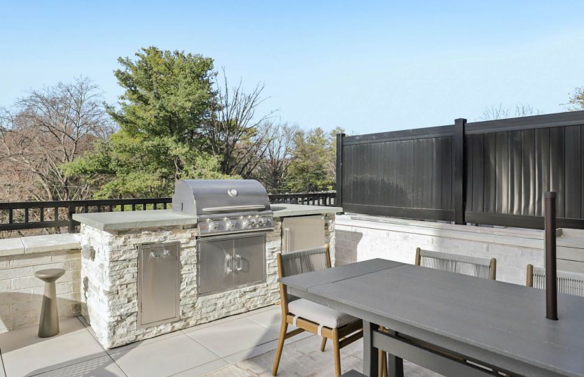 Patio with Outdoor Grill