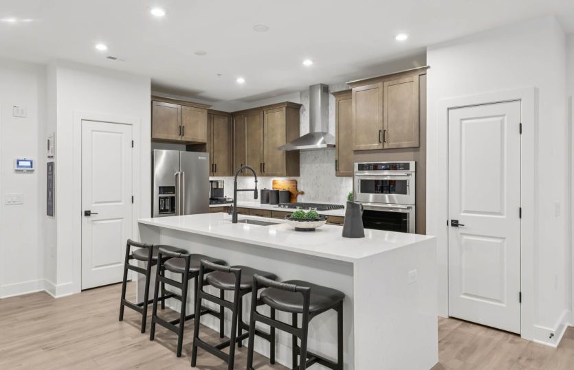 Gourmet Kitchen with Stainless Steel Appliances