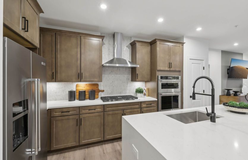Gourmet Kitchen with Stainless Steel Appliances