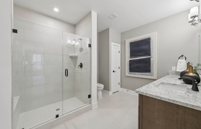 Owner's Suite with Frameless Glass Shower