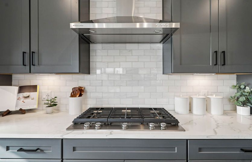 Gourmet Kitchen with Stainless Steel Appliances