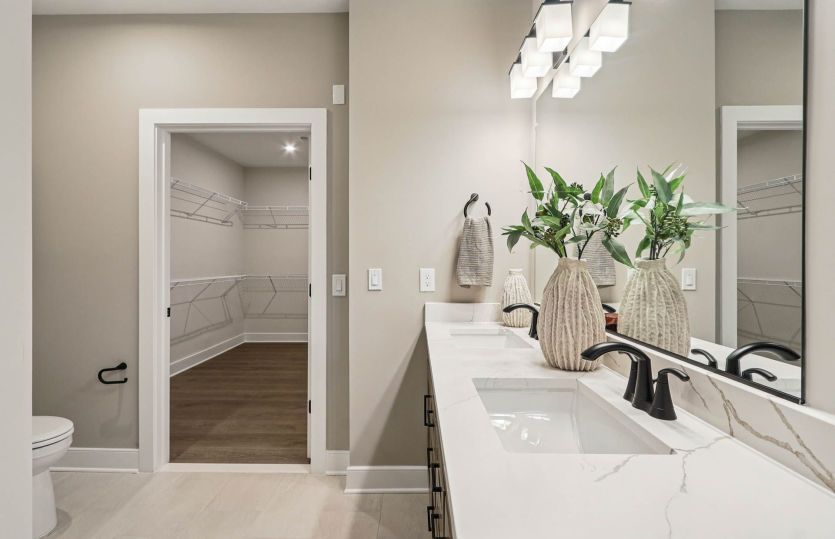 Luxurious Owner's Bath with Dual Sinks