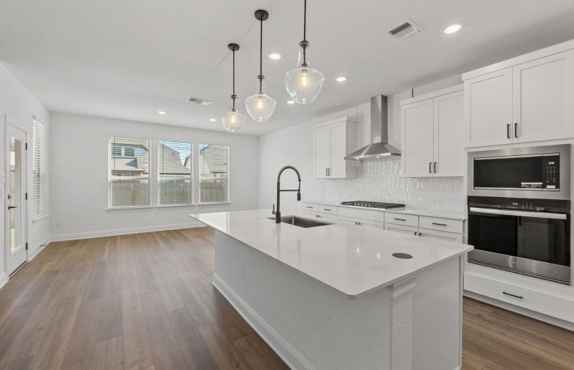 Kitchen Open to Dining Space