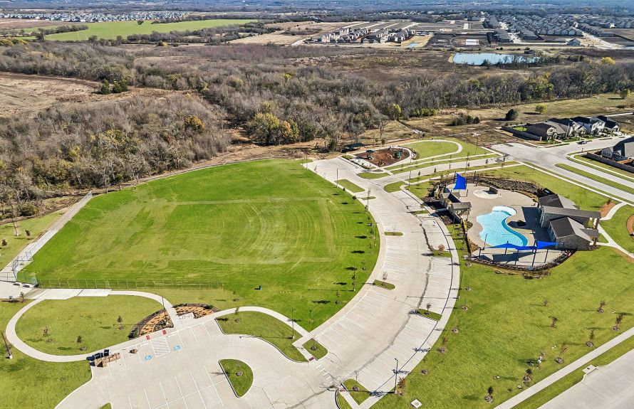 View of fields and amenities