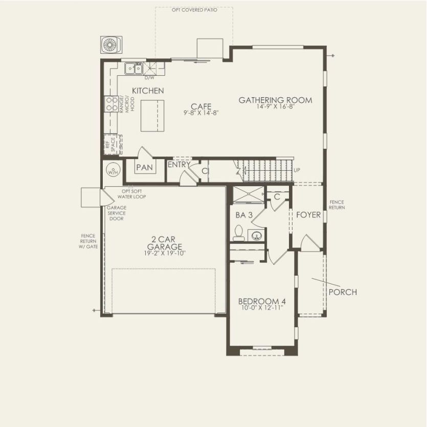 First Floor 4 br / 3 ba