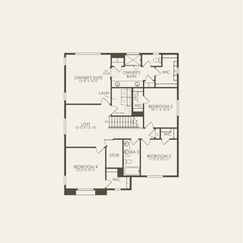 Second Floor 5 br / 3 ba