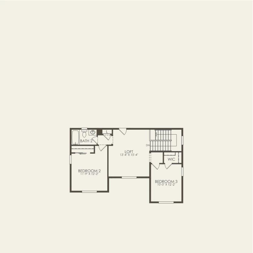Second Floor 4 br / 3 ba