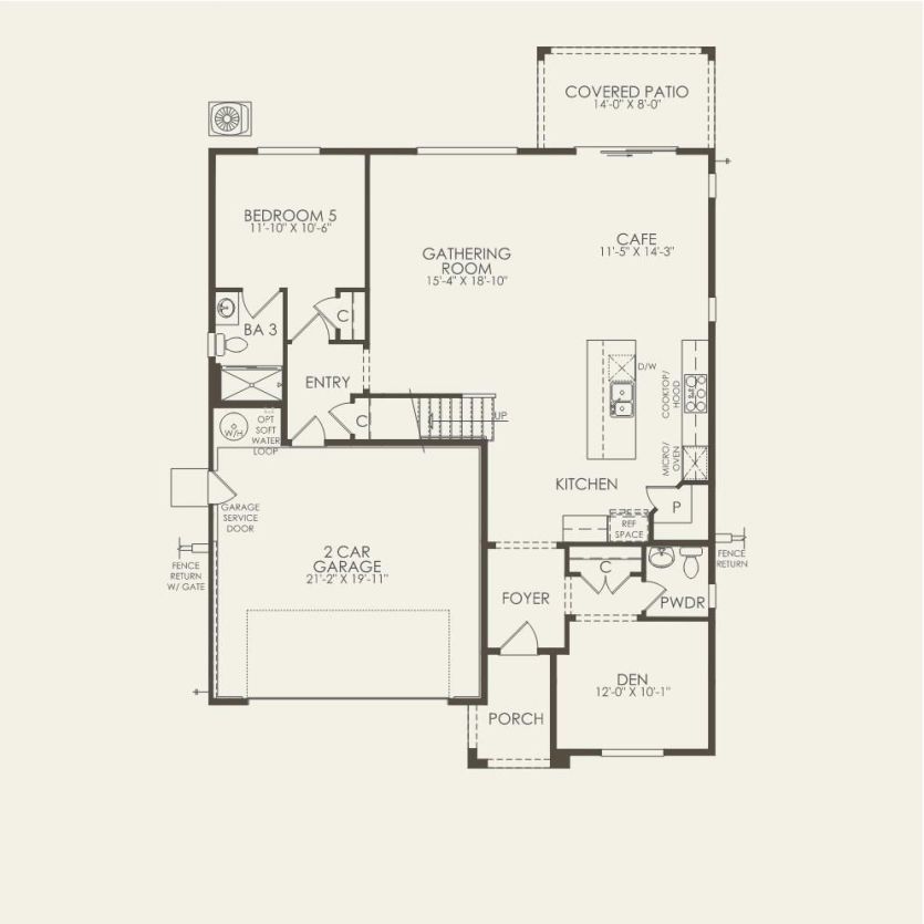 First Floor 5 br / 3 ba