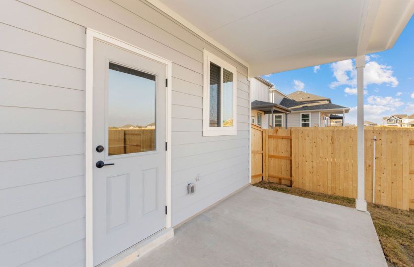 Covered Back Patio