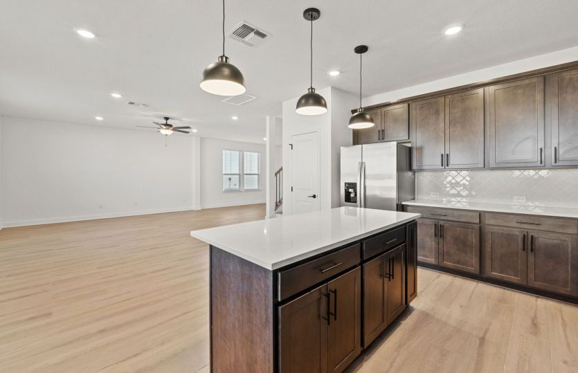 Kitchen Open to the Gathering Space