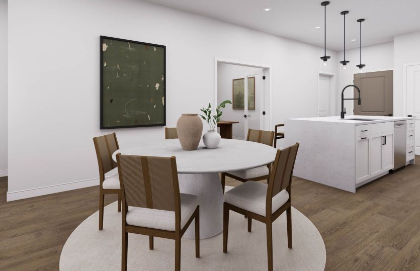 Café Space Opens to Gourmet Kitchen and Gathering Room