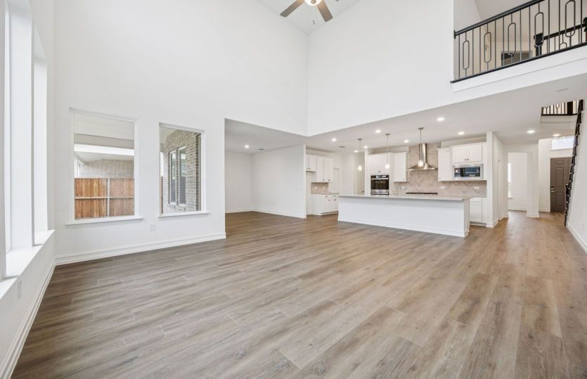 Open-concept in main living areas with natural light *photos depict options and features that may not be available