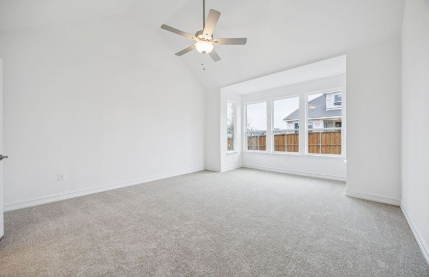 Owner's suite showing optional bay window *photos depict options and features that may not be available