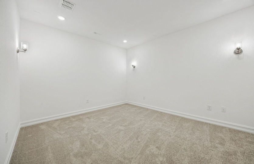 Media room on second floor *photos depict options and features that may not be available