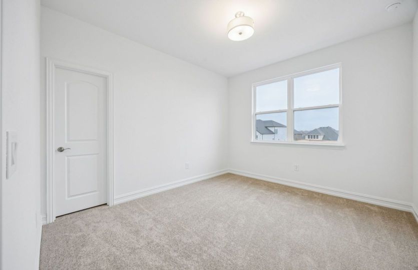 Secondary bedroom *photos depict options and features that may not be available