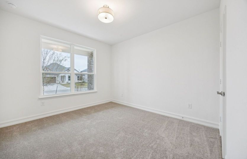 Secondary bedroom *photos depict options and features that may not be available