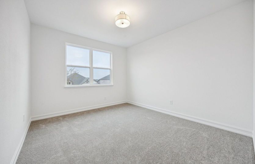 Secondary bedroom *photos depict options and features that may not be available