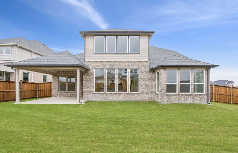 Covered patio off back of home *photos depict options and features that may not be available