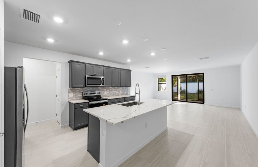 Chef-inspired kitchen with designer finishes