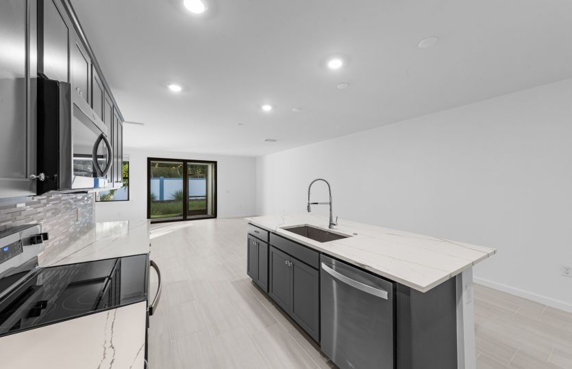 Chef-inspired kitchen with designer finishes
