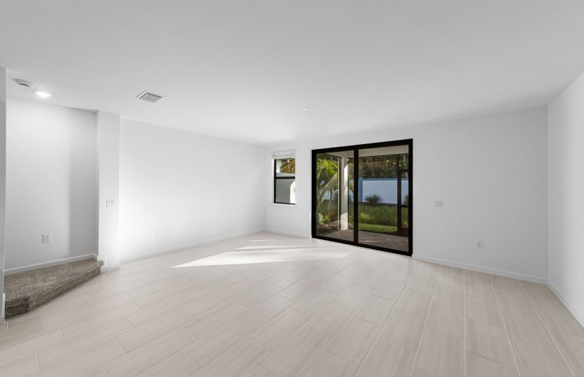 Spacious gathering room