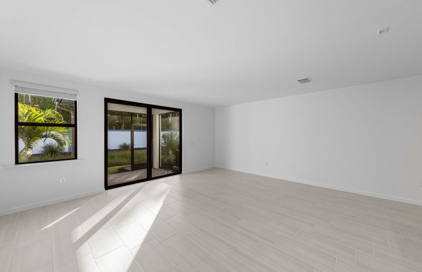 Spacious gathering room
