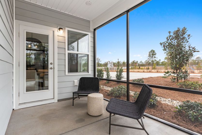Covered Screened-in Patio.