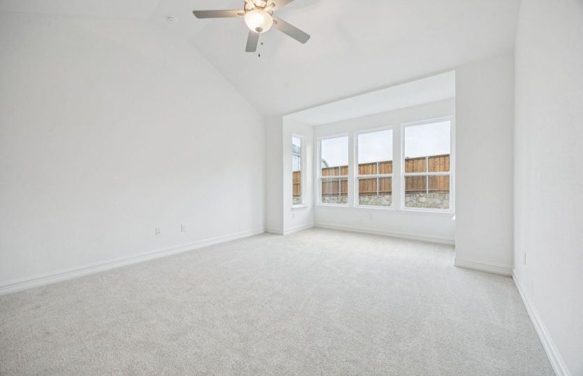 Spacious owner's suite